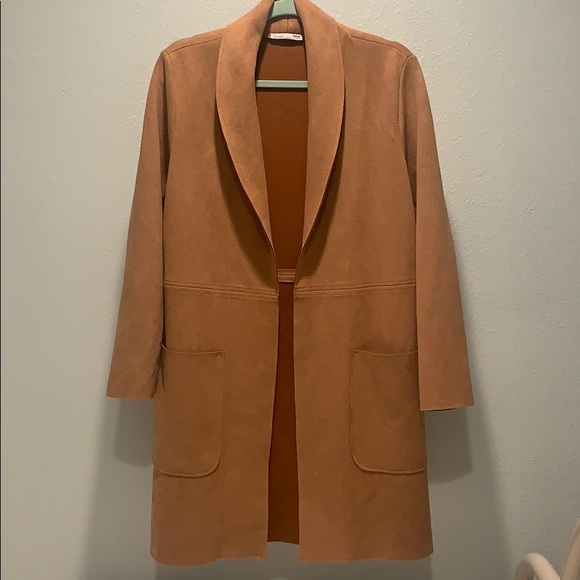 Zara Jackets & Blazers - Zara camel car coat